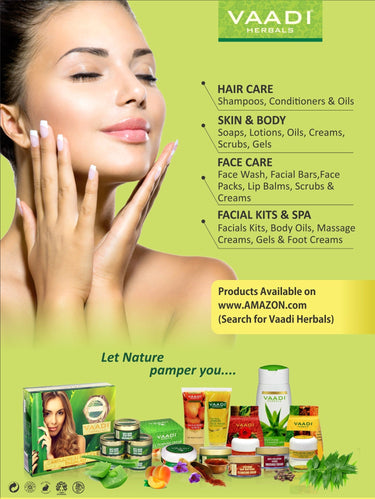 Vaadi Herbals Shower Gel, Divine Honey and Sandal, 300 ml